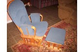 Glider Rocker with Ottoman